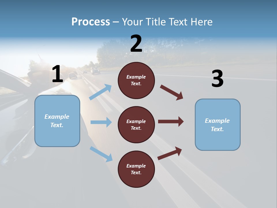 Vehicle Bright Concept PowerPoint Template