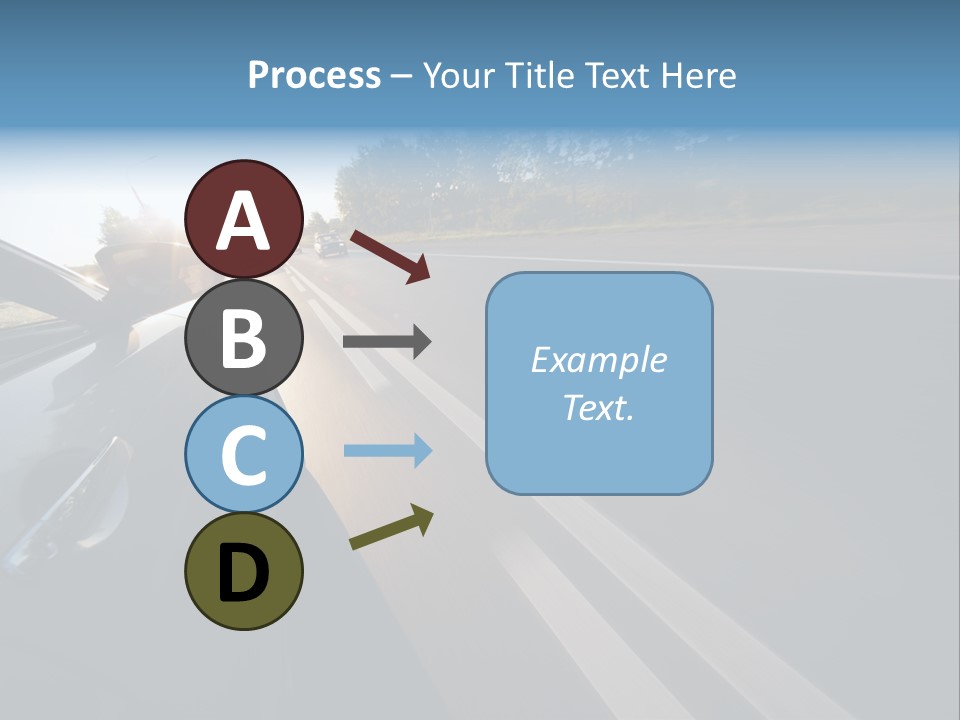 Vehicle Bright Concept PowerPoint Template