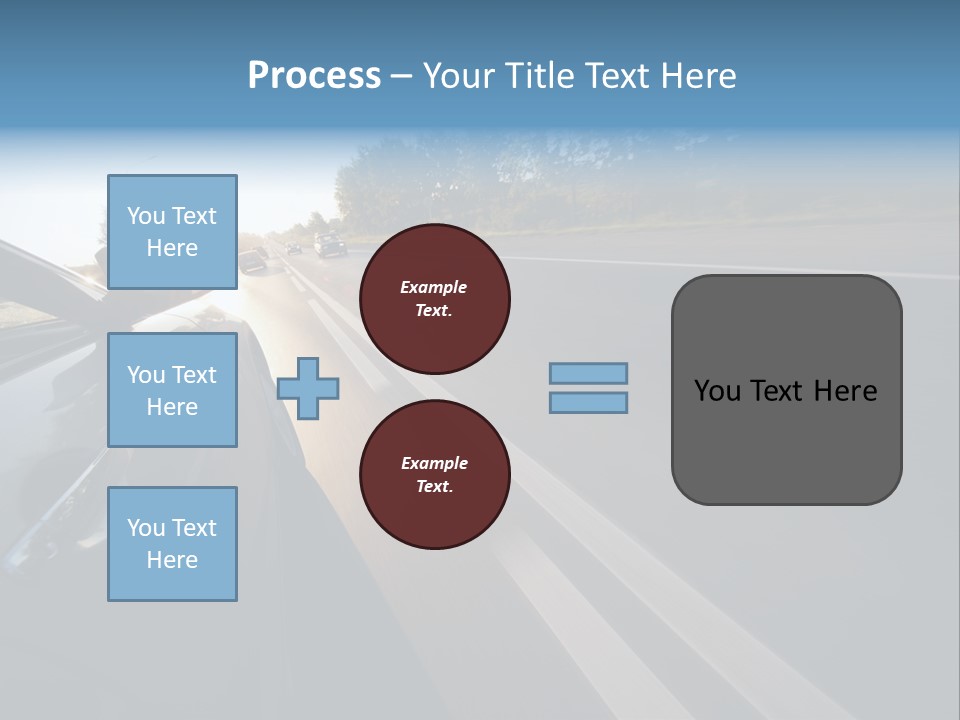 Vehicle Bright Concept PowerPoint Template