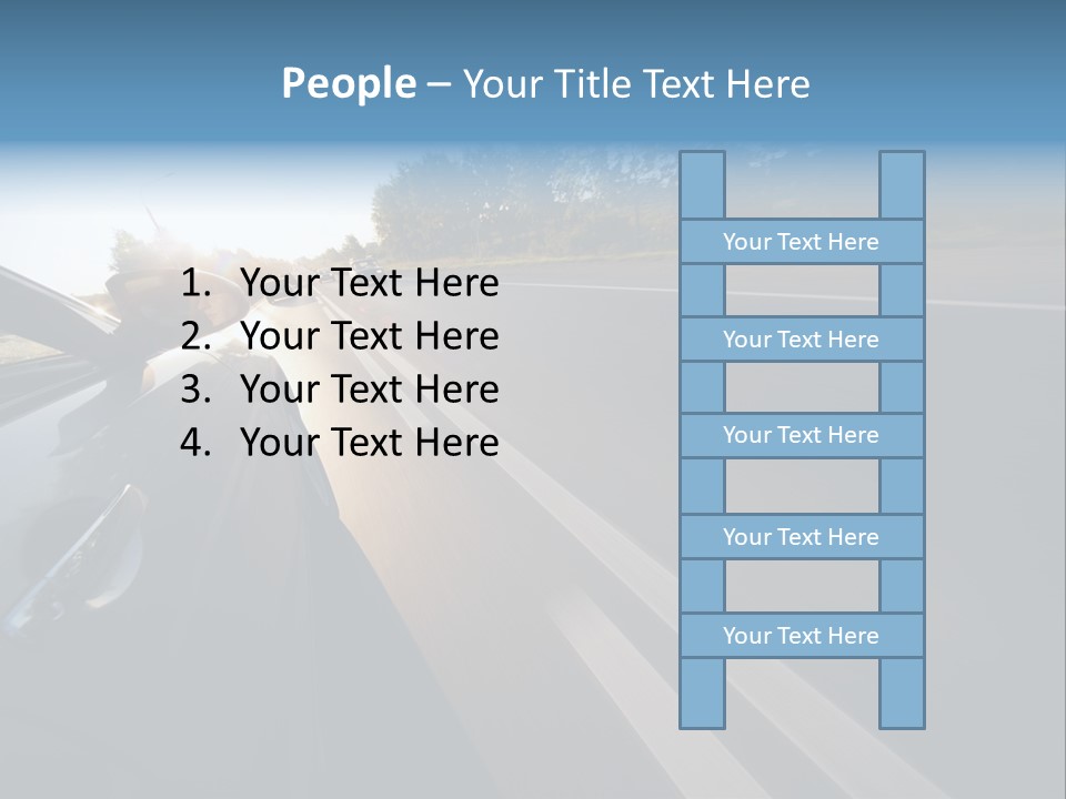 Vehicle Bright Concept PowerPoint Template