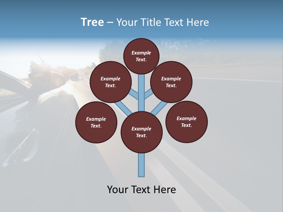 Vehicle Bright Concept PowerPoint Template
