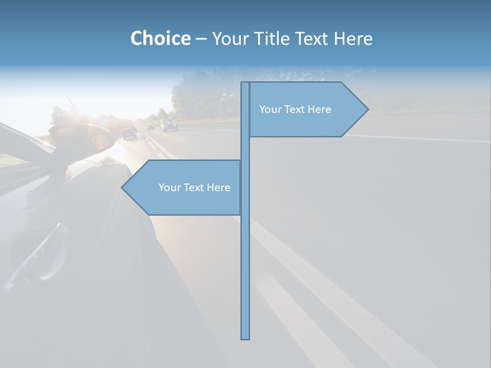 Vehicle Bright Concept PowerPoint Template