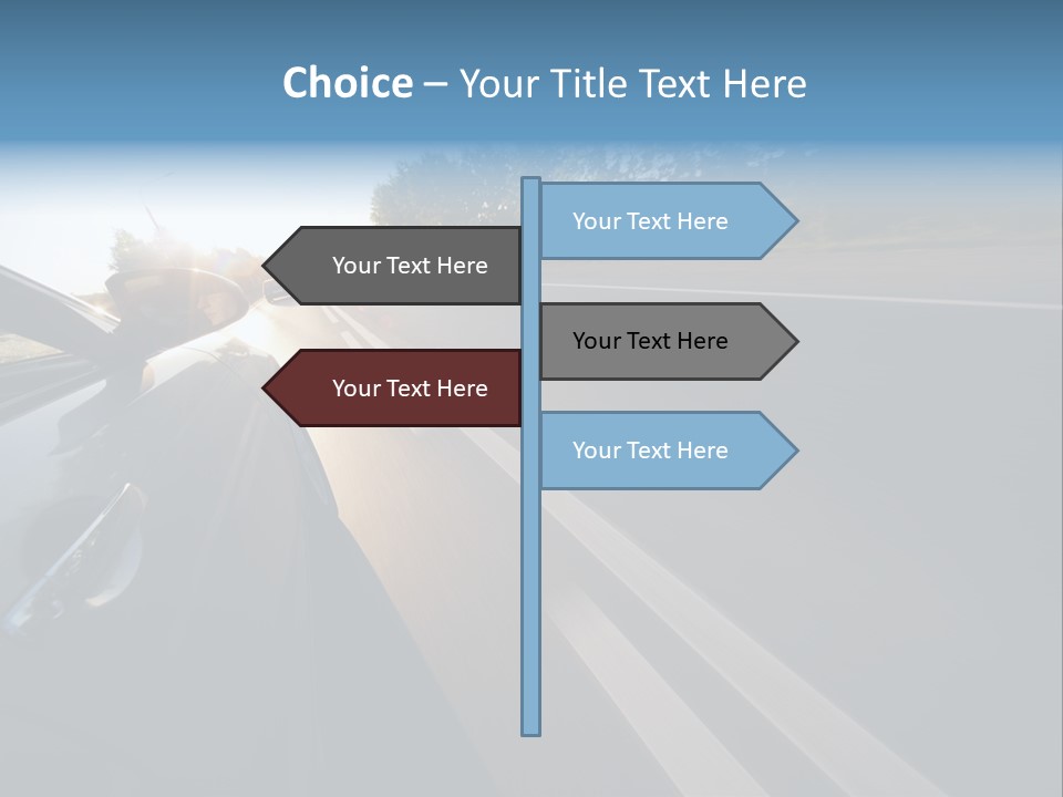 Vehicle Bright Concept PowerPoint Template