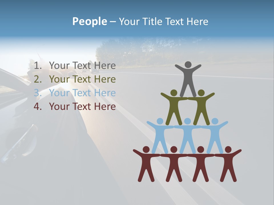 Vehicle Bright Concept PowerPoint Template