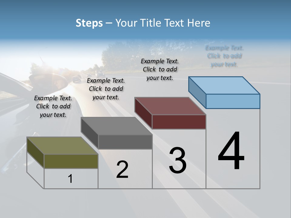 Vehicle Bright Concept PowerPoint Template