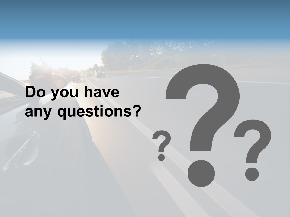 Vehicle Bright Concept PowerPoint Template