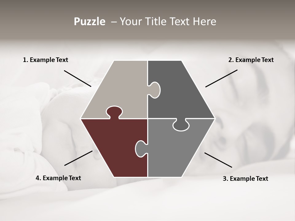 Child Bedtime Closeup Cute PowerPoint Template