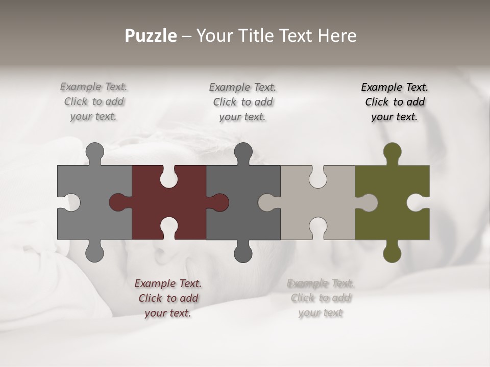 Child Bedtime Closeup Cute PowerPoint Template