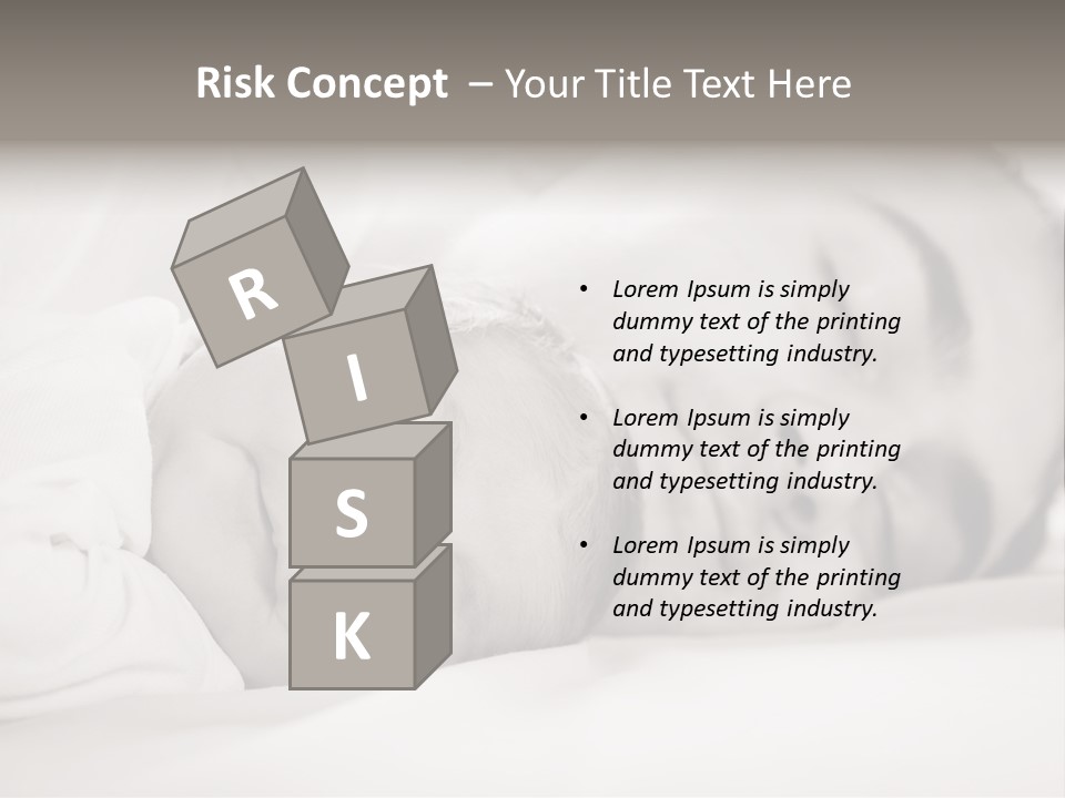 Child Bedtime Closeup Cute PowerPoint Template