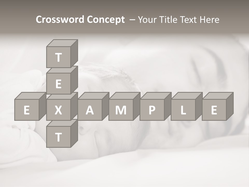 Child Bedtime Closeup Cute PowerPoint Template