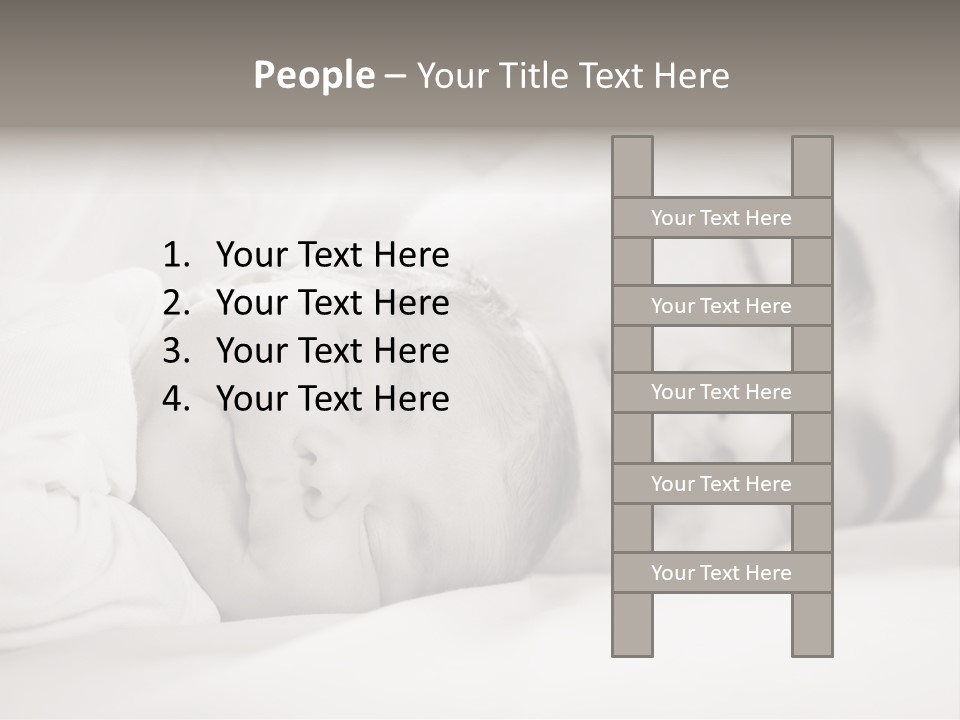 Child Bedtime Closeup Cute PowerPoint Template