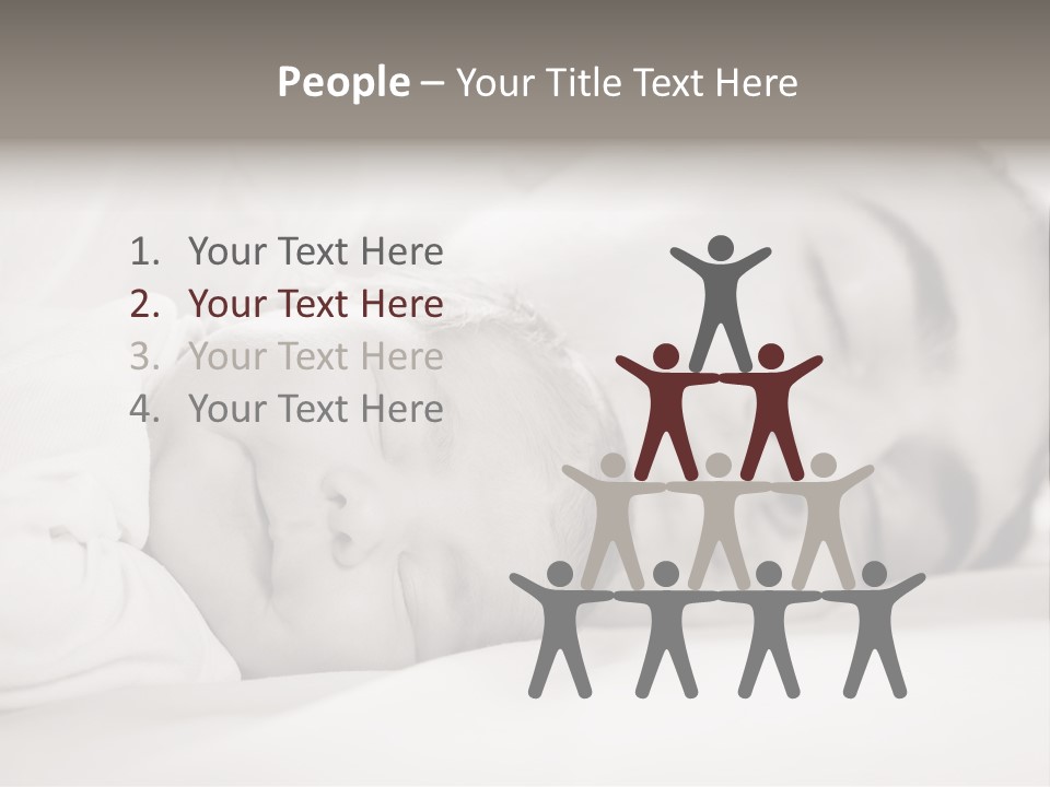 Child Bedtime Closeup Cute PowerPoint Template