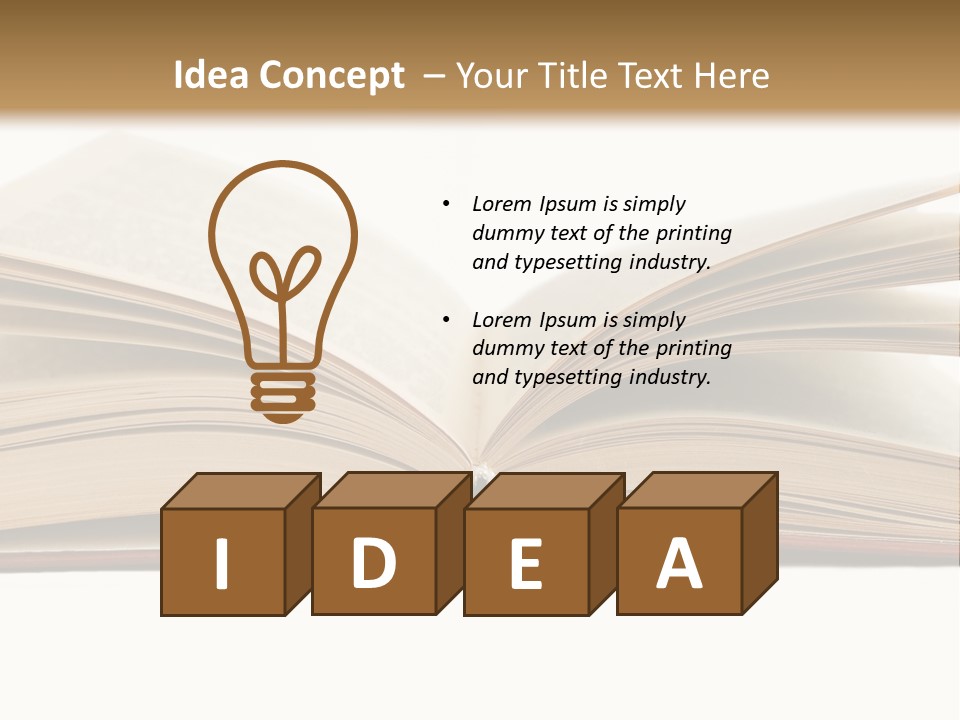 Paper Literature Student PowerPoint Template