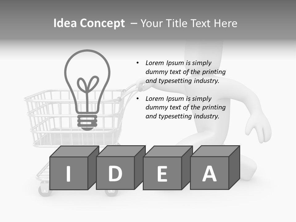 Abstract Buy Box PowerPoint Template