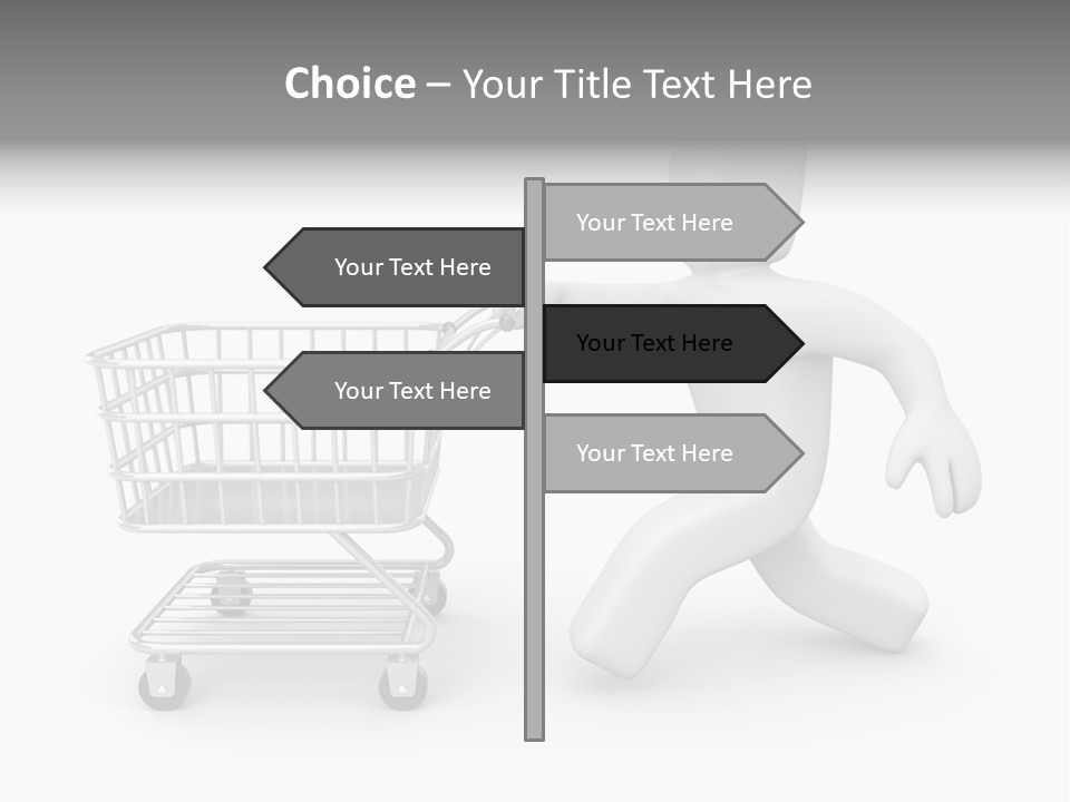 Abstract Buy Box PowerPoint Template