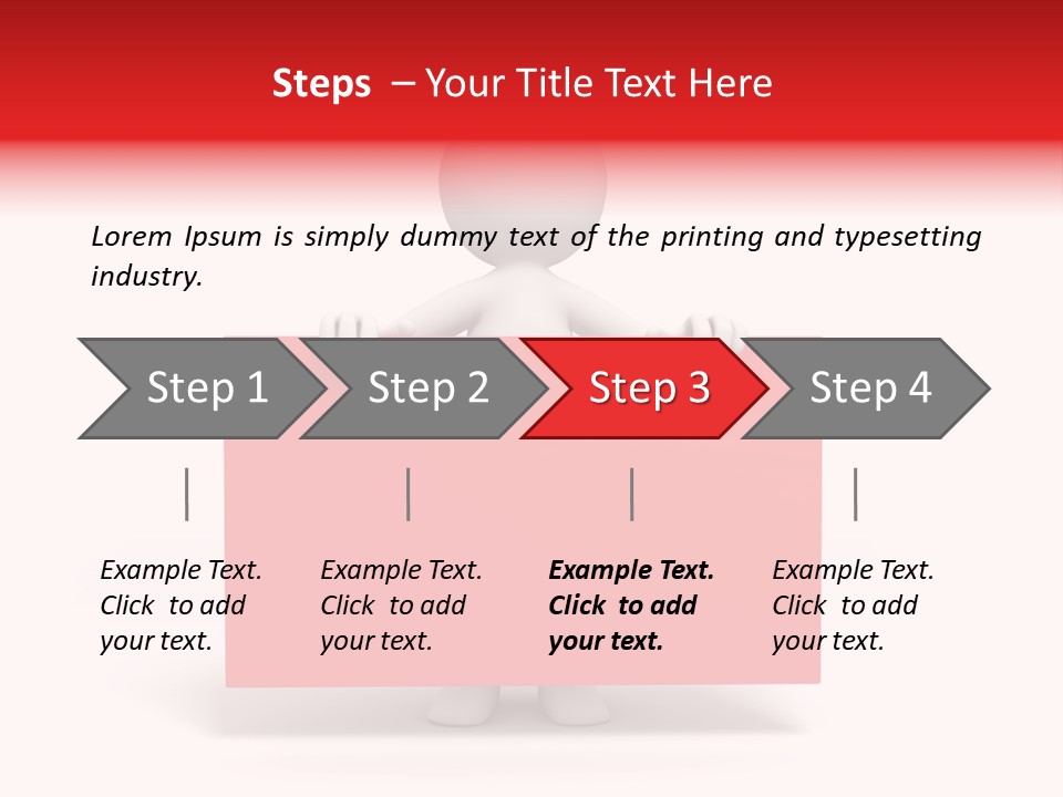 Take Red Guy PowerPoint Template