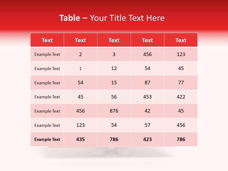 Take Red Guy PowerPoint Template