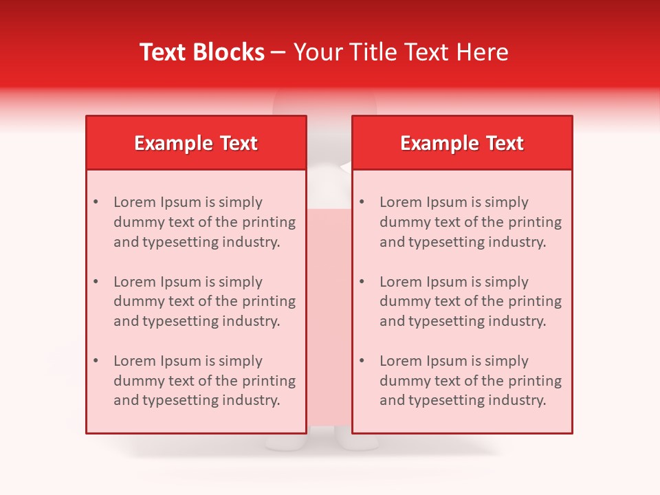 Take Red Guy PowerPoint Template