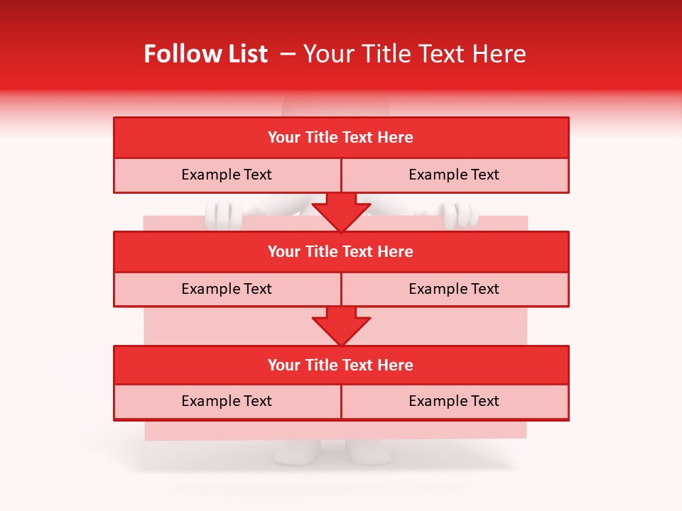 Take Red Guy PowerPoint Template