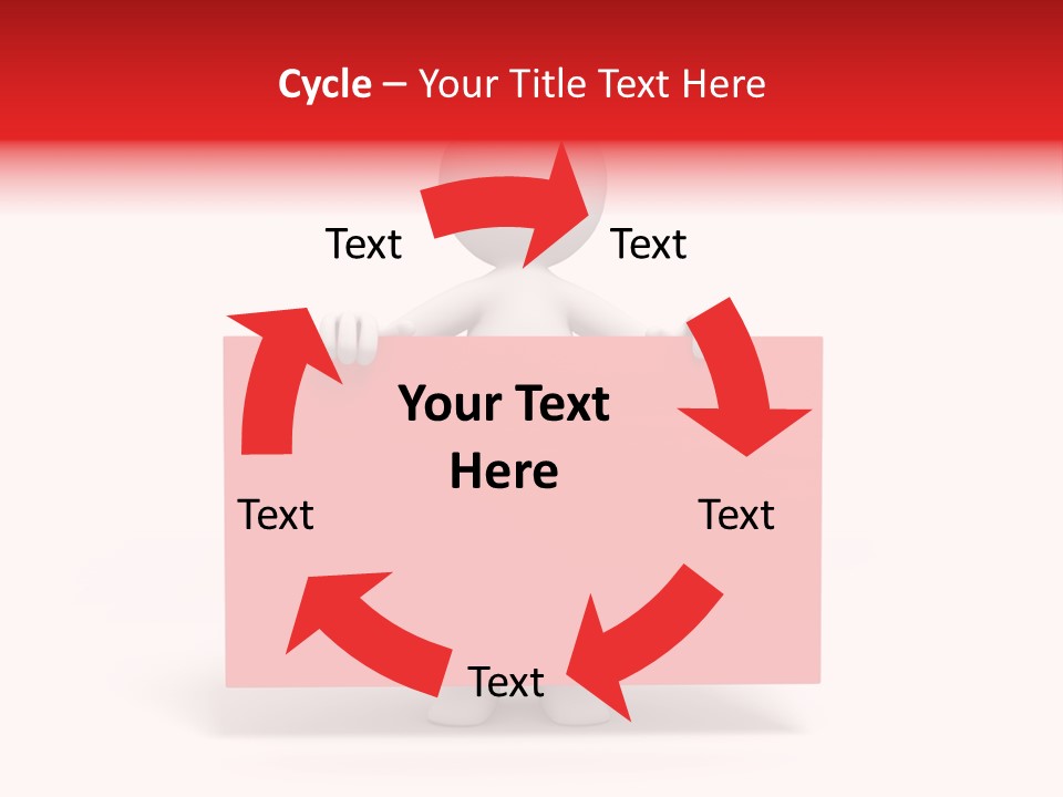 Take Red Guy PowerPoint Template