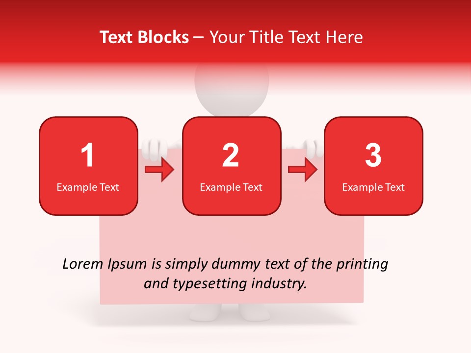 Take Red Guy PowerPoint Template