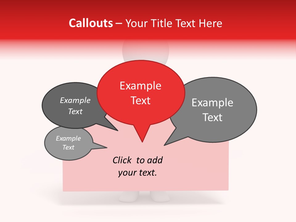 Take Red Guy PowerPoint Template