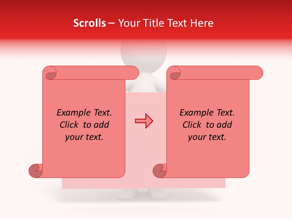 Take Red Guy PowerPoint Template