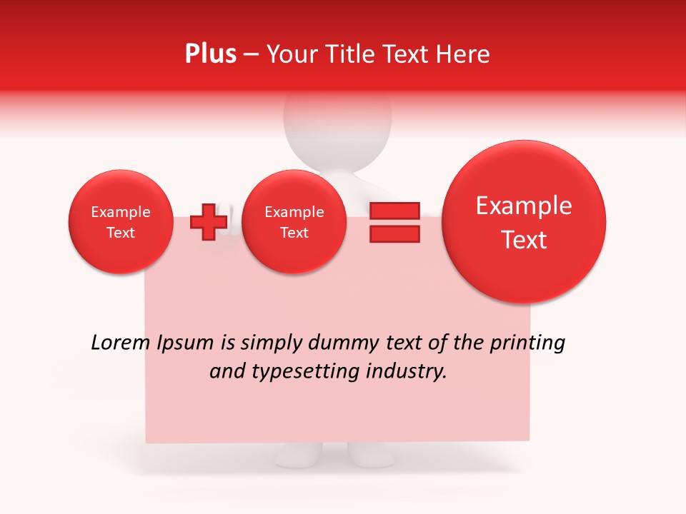 Take Red Guy PowerPoint Template