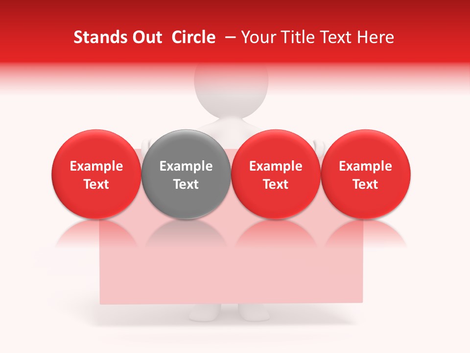 Take Red Guy PowerPoint Template