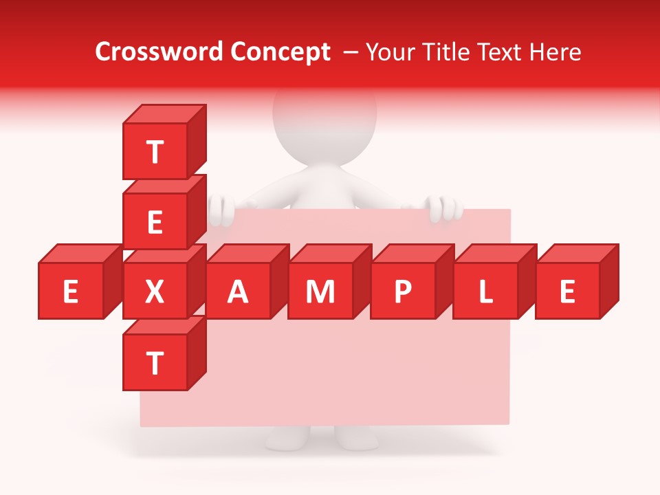 Take Red Guy PowerPoint Template