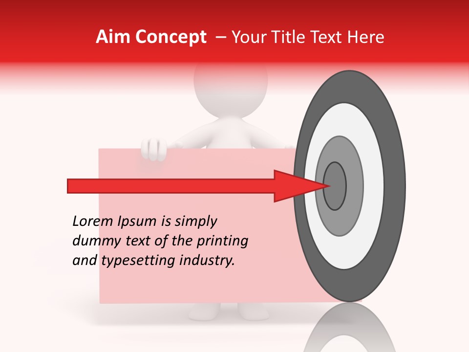 Take Red Guy PowerPoint Template