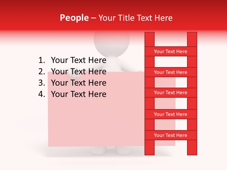 Take Red Guy PowerPoint Template