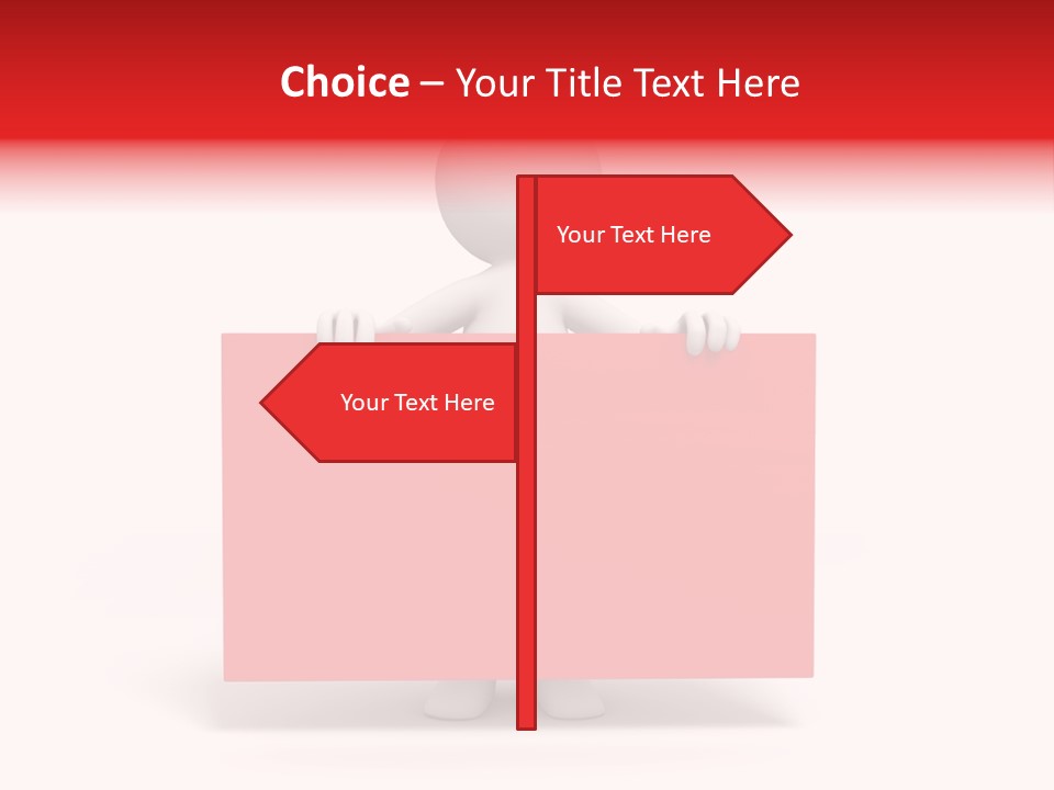 Take Red Guy PowerPoint Template