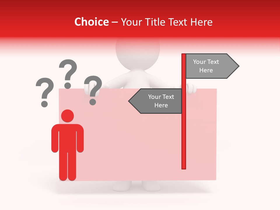 Take Red Guy PowerPoint Template