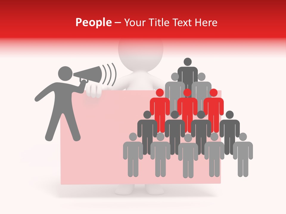 Take Red Guy PowerPoint Template