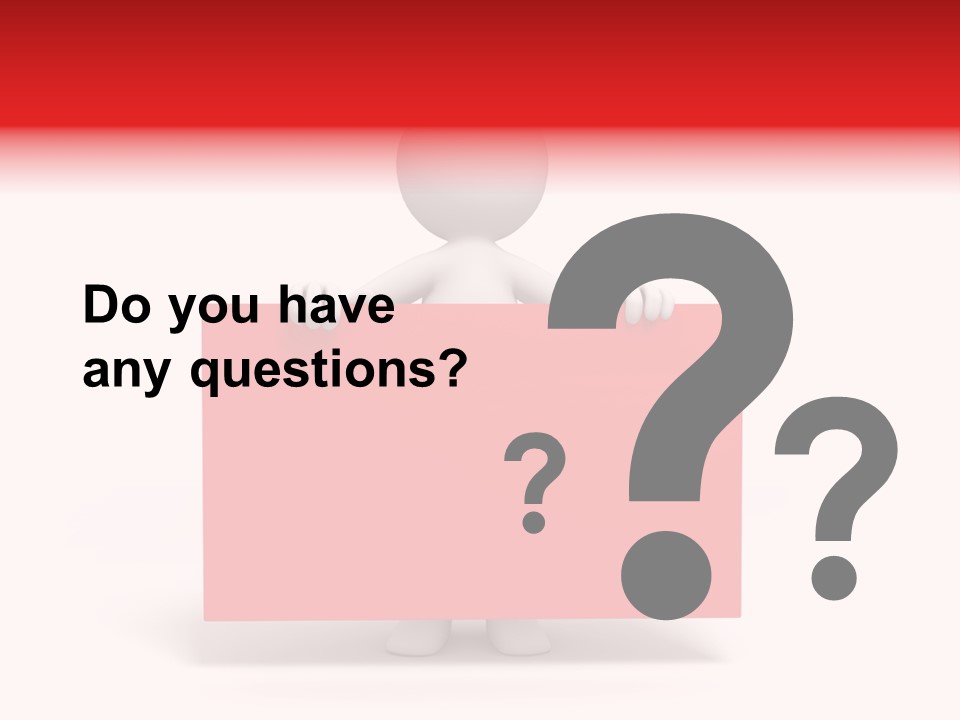 Take Red Guy PowerPoint Template