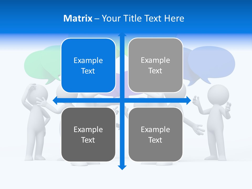 Comic Group People PowerPoint Template