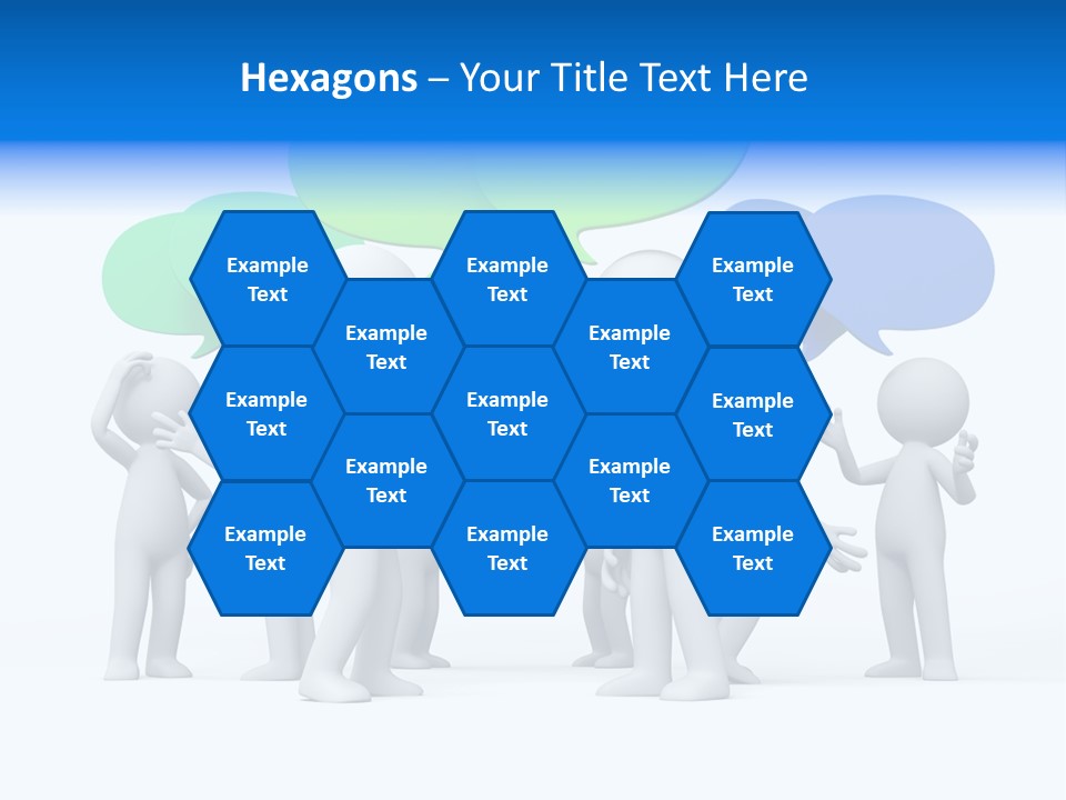 Comic Group People PowerPoint Template