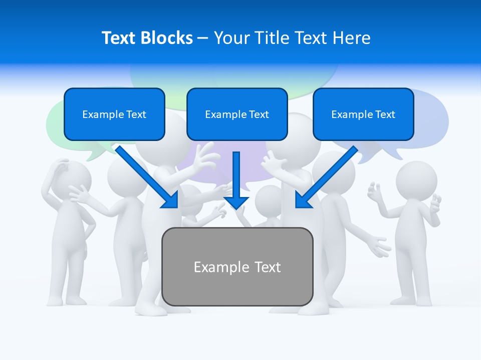 Comic Group People PowerPoint Template