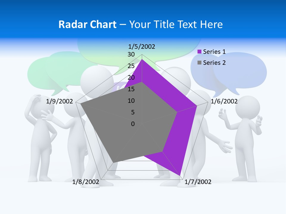 Comic Group People PowerPoint Template