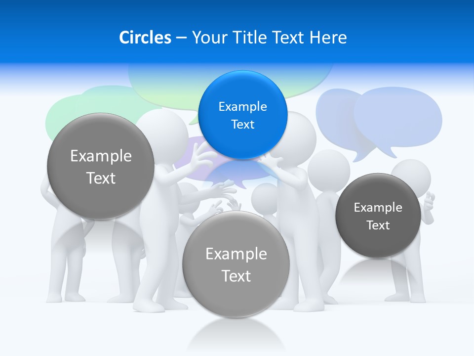 Comic Group People PowerPoint Template