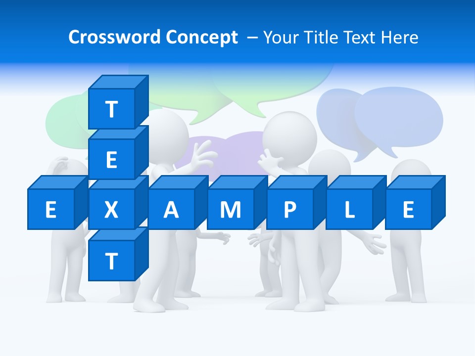 Comic Group People PowerPoint Template