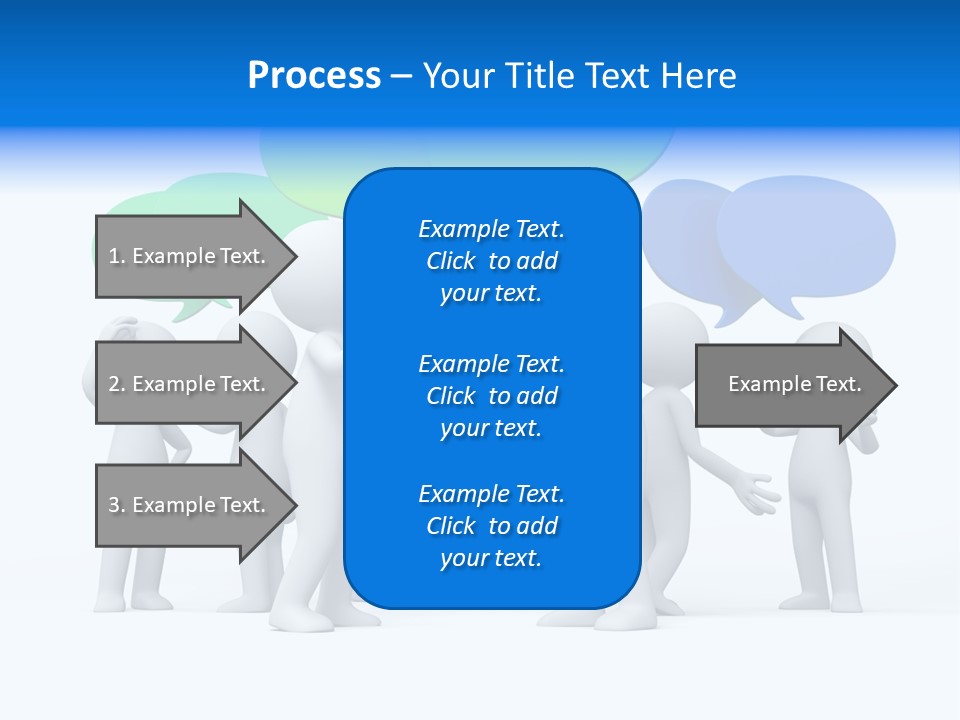Comic Group People PowerPoint Template