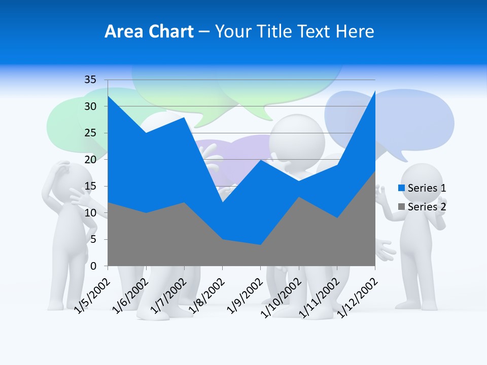 Comic Group People PowerPoint Template