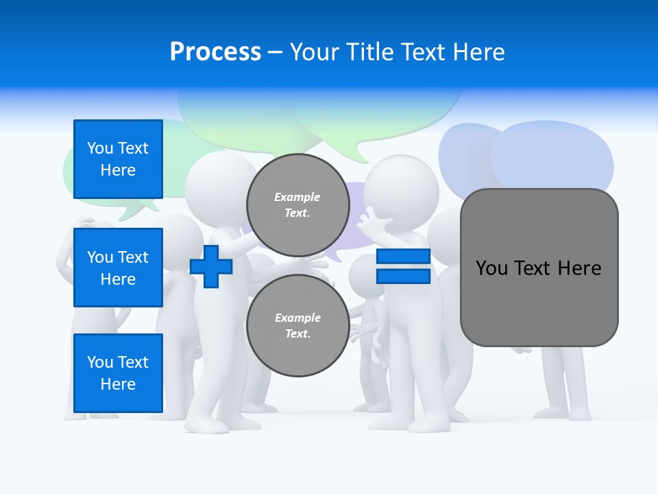 Comic Group People PowerPoint Template