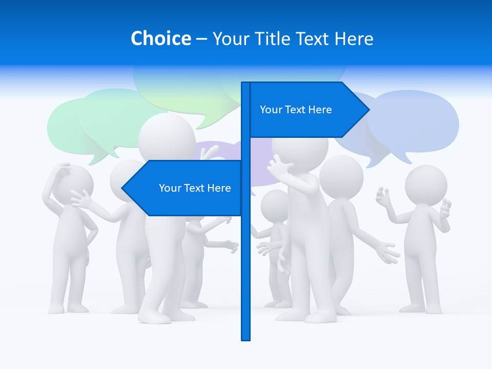 Comic Group People PowerPoint Template