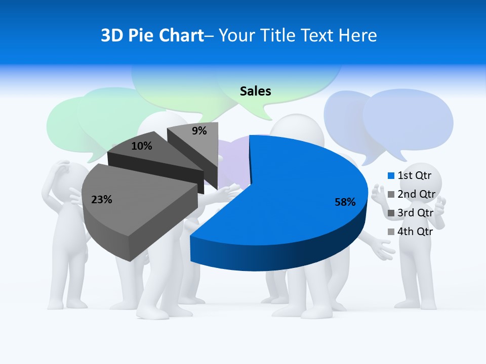 Comic Group People PowerPoint Template