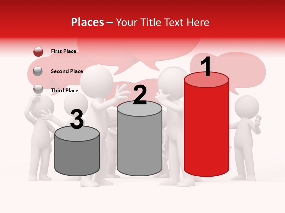 Debate Design Bubble PowerPoint Template