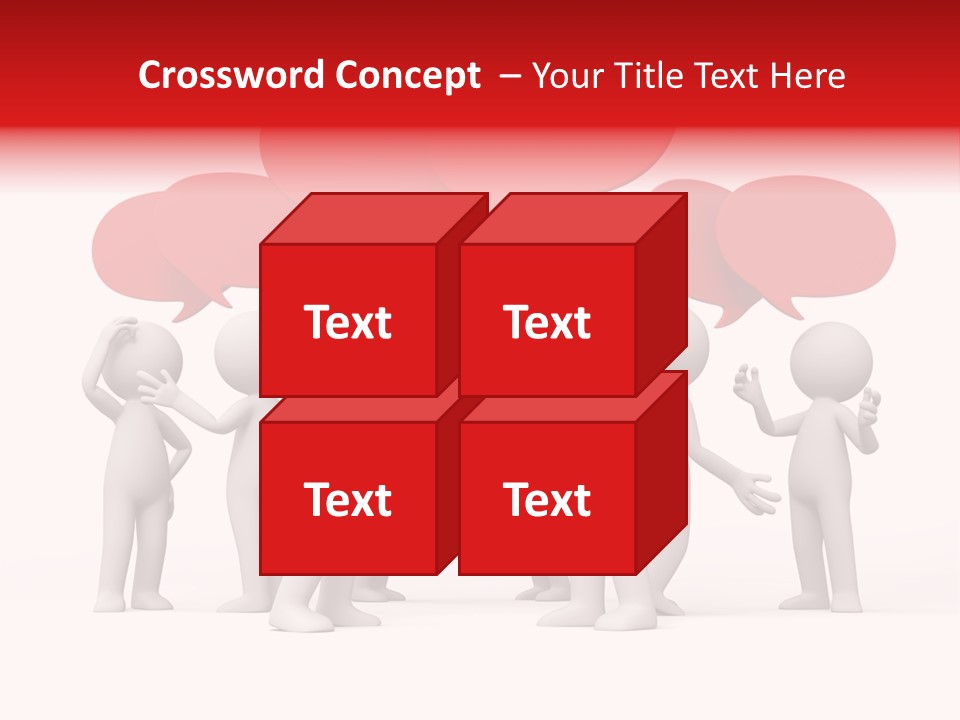 Debate Design Bubble PowerPoint Template