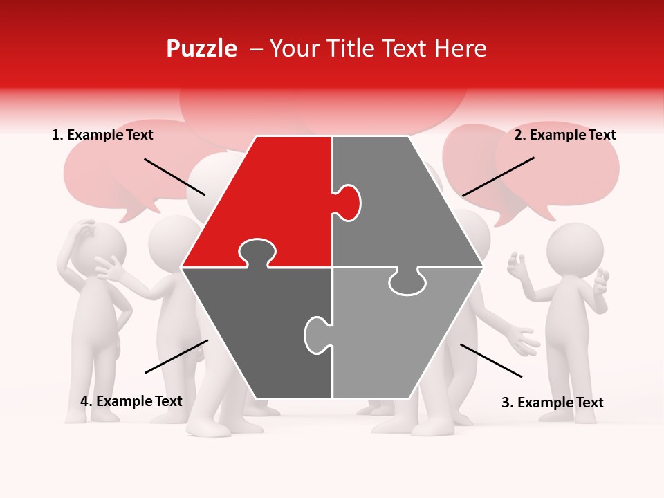 Debate Design Bubble PowerPoint Template